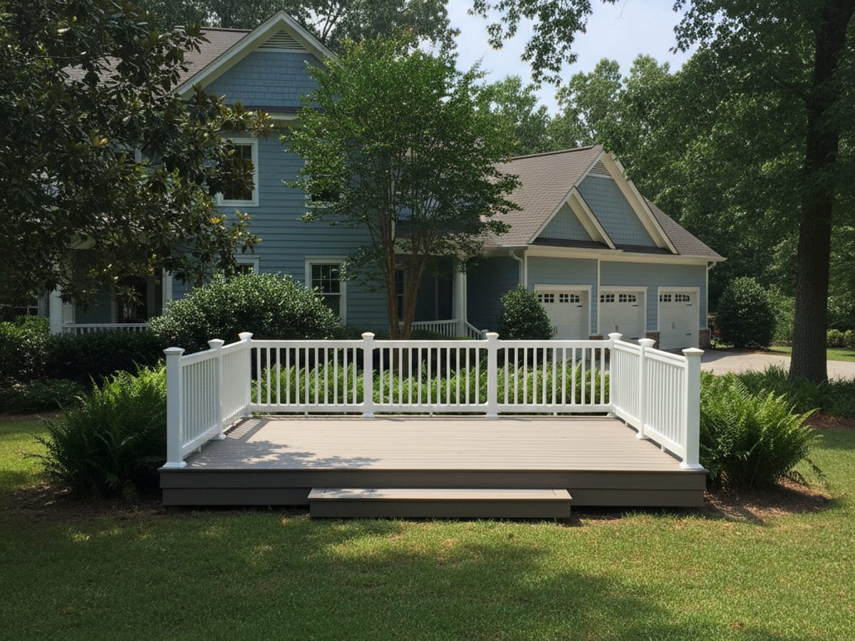 Deck Installation completed by Oasis Deck Co in Canton, MS